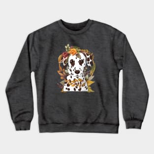 Dalmatian Autumn Goddess Crewneck Sweatshirt